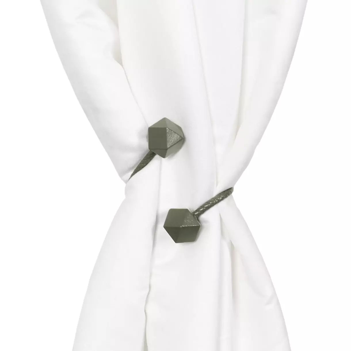 eminza Embrasse rideau Twist Vert kaki