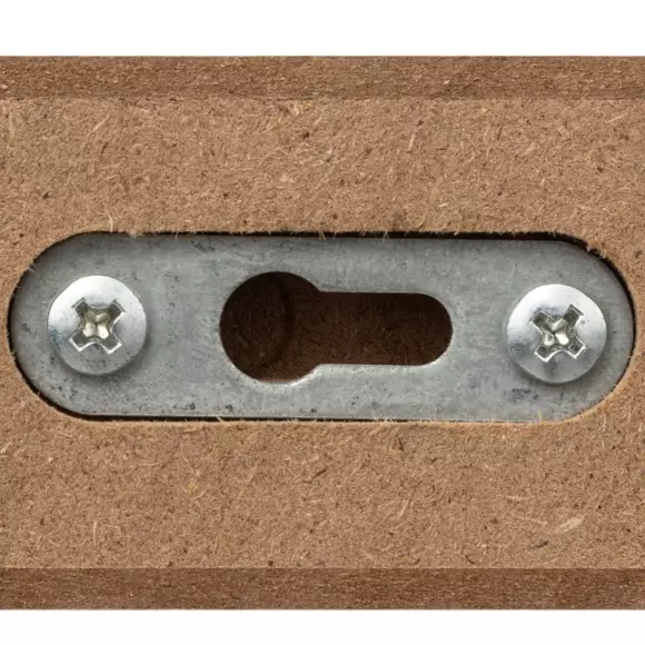 Eminza Etagère D'angle En Bois (25 Cm) Chêne Naturel