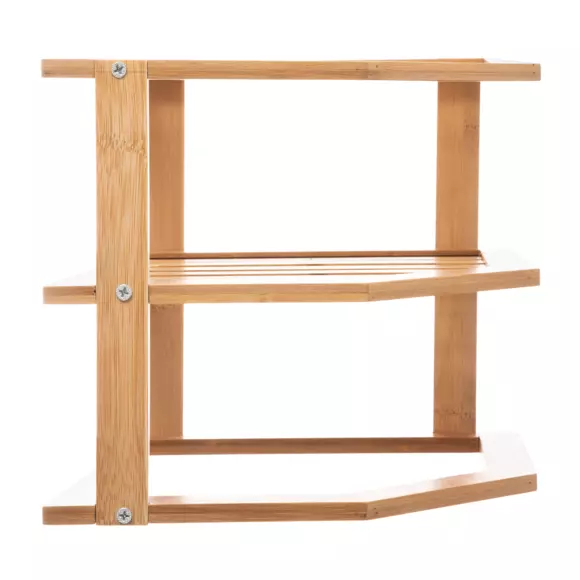 Eminza Etagère D'angle (H103 Cm) Bambou Naturel