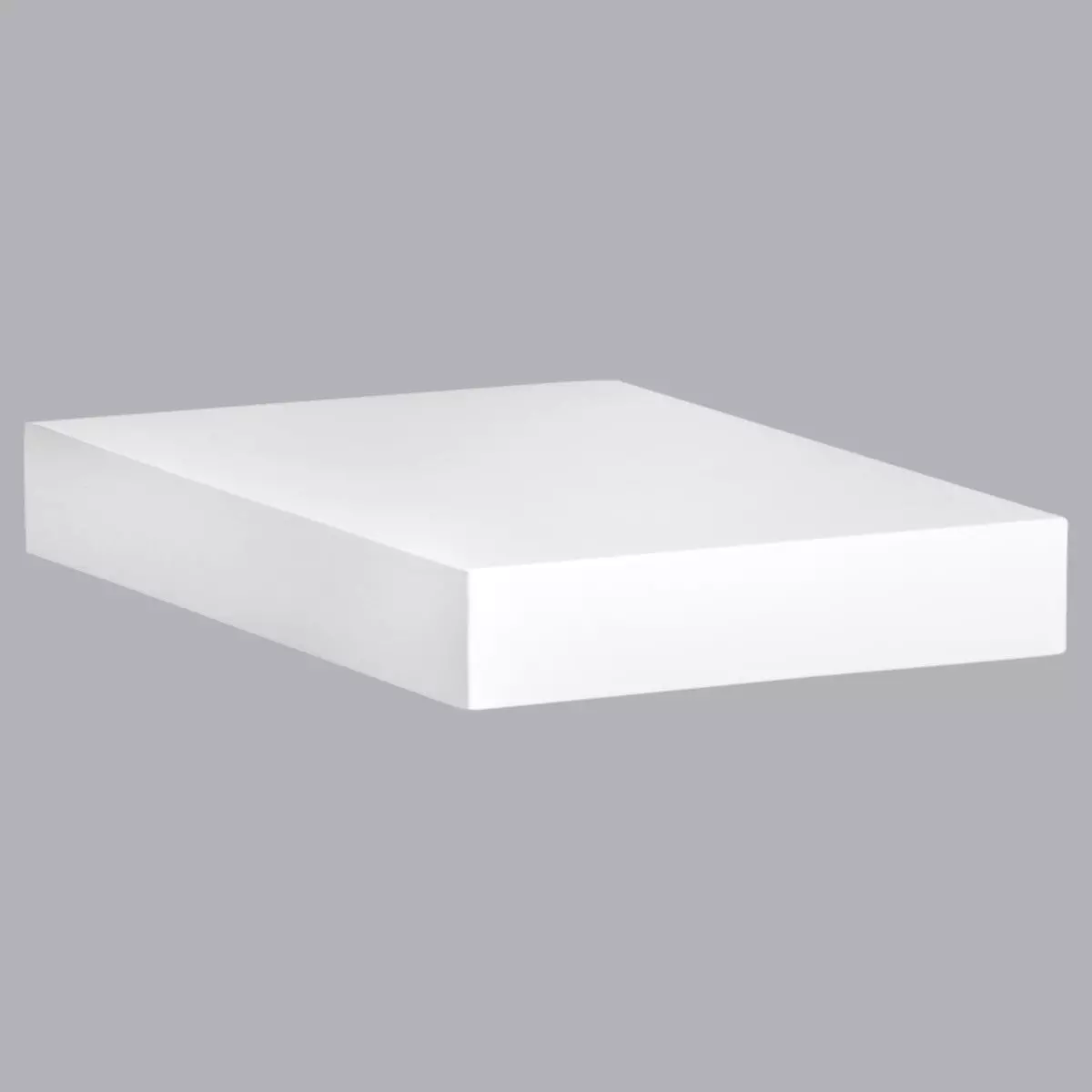 eminza Etagère murale en bois (23 5 cm) Fixy Blanche