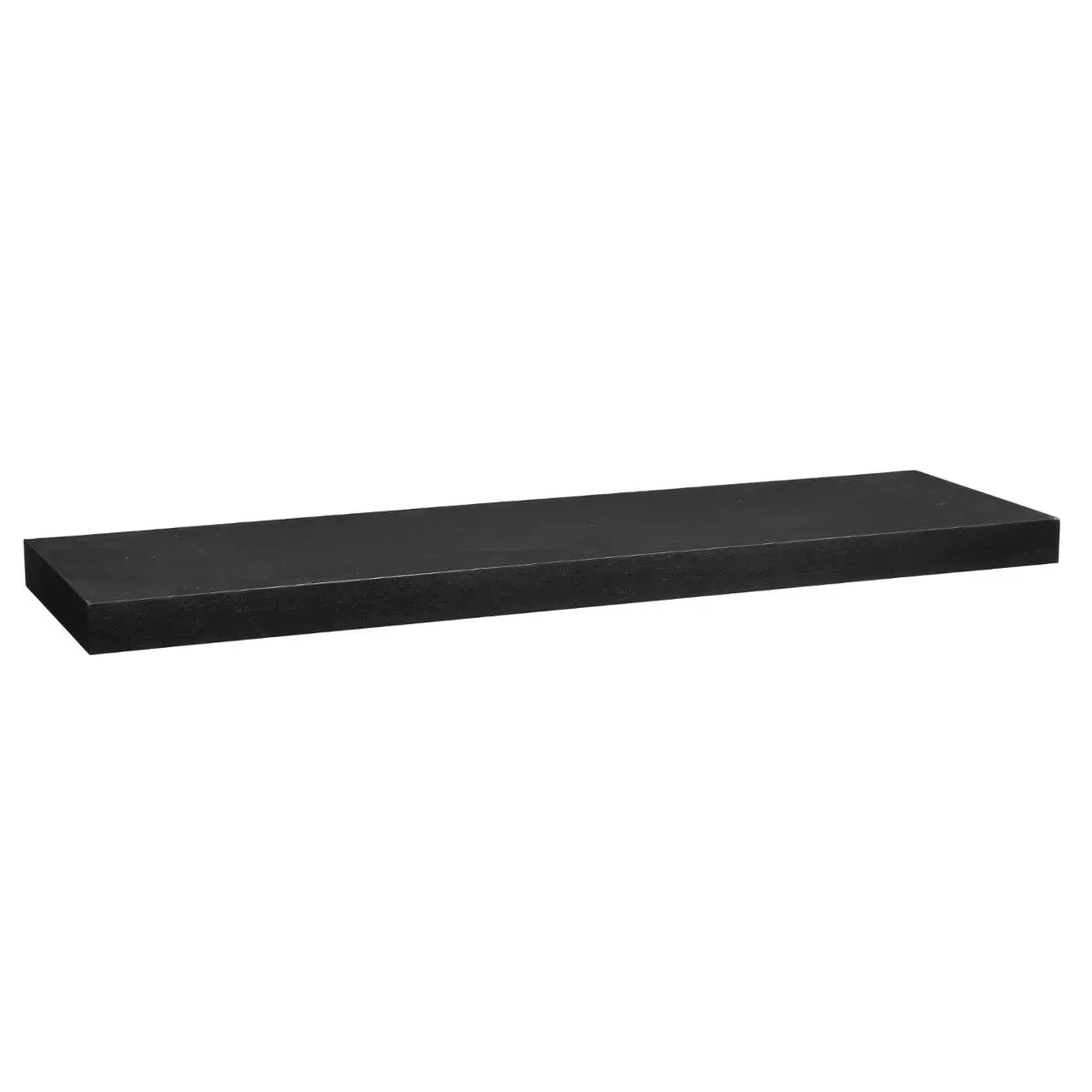 eminza Etagère murale en bois (80 cm) Fixy Noire