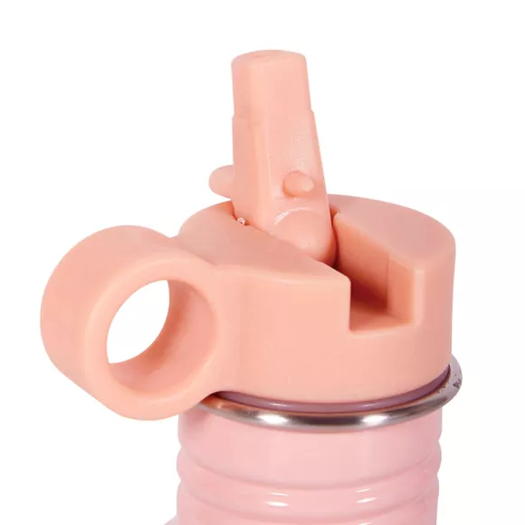 Eminza Gourde Métal Enfant (16 Cm) Licorne Rose