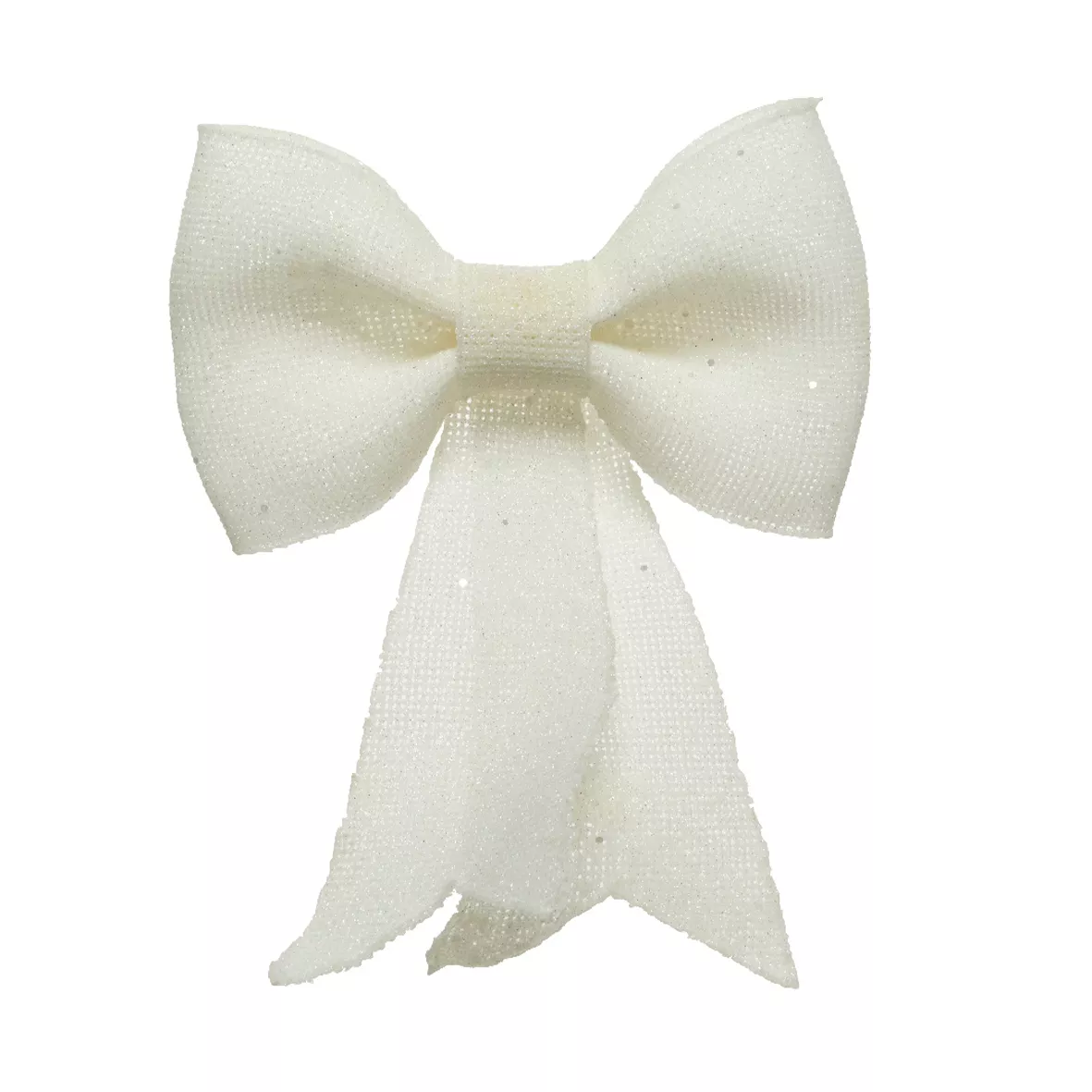 eminza Grand nœud pailleté (H42 cm) Glasgow Blanc