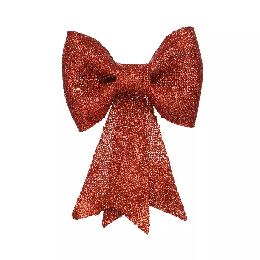 eminza Grand noeud Paillettes Rouge