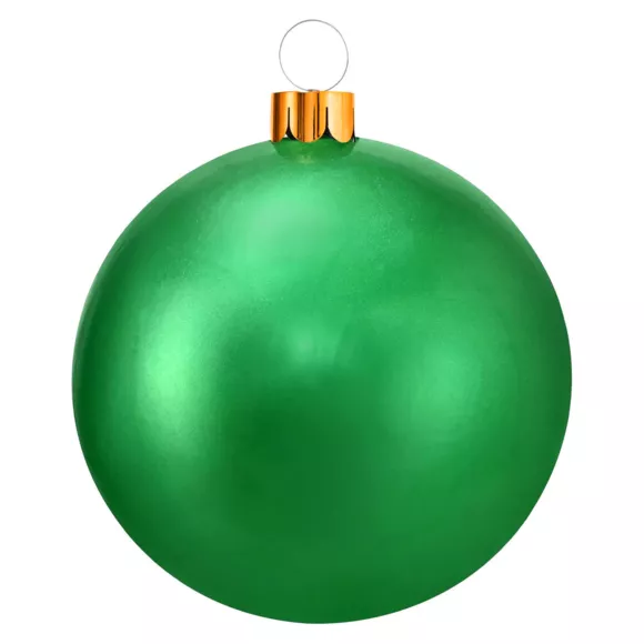 Eminza Grande Boule De Noël Gonflable (D45 Cm) Vert