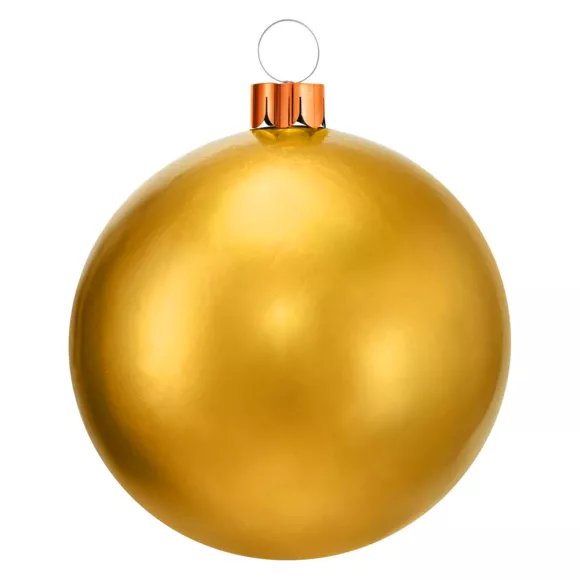 Eminza Grande Boule De Noël Gonflable (D65 Cm) Or