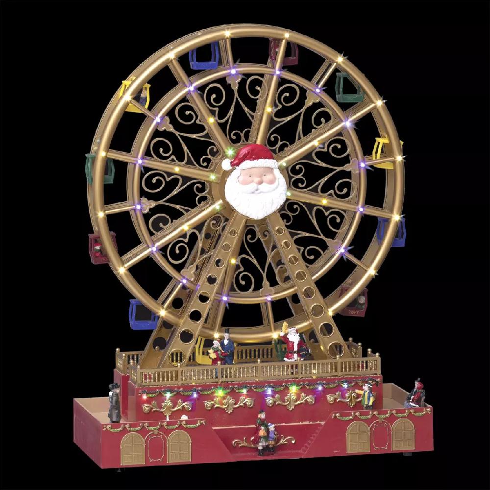 eminza Grande roue lumineuse et musicale Visage