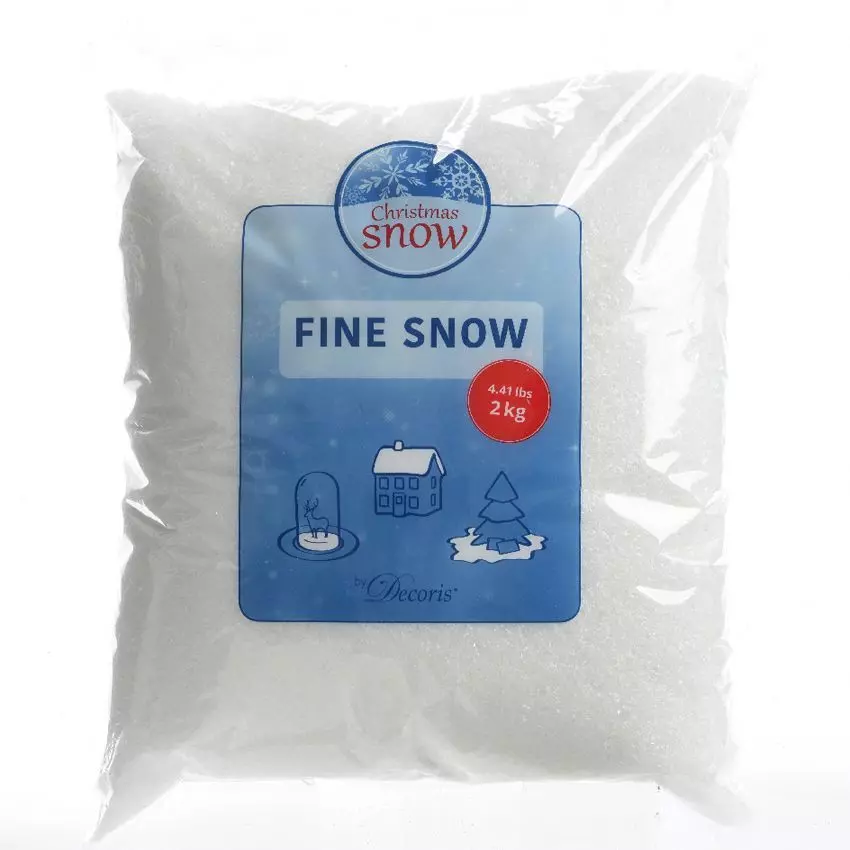 eminza Gros sachet de neige artificielle fine 2 kg