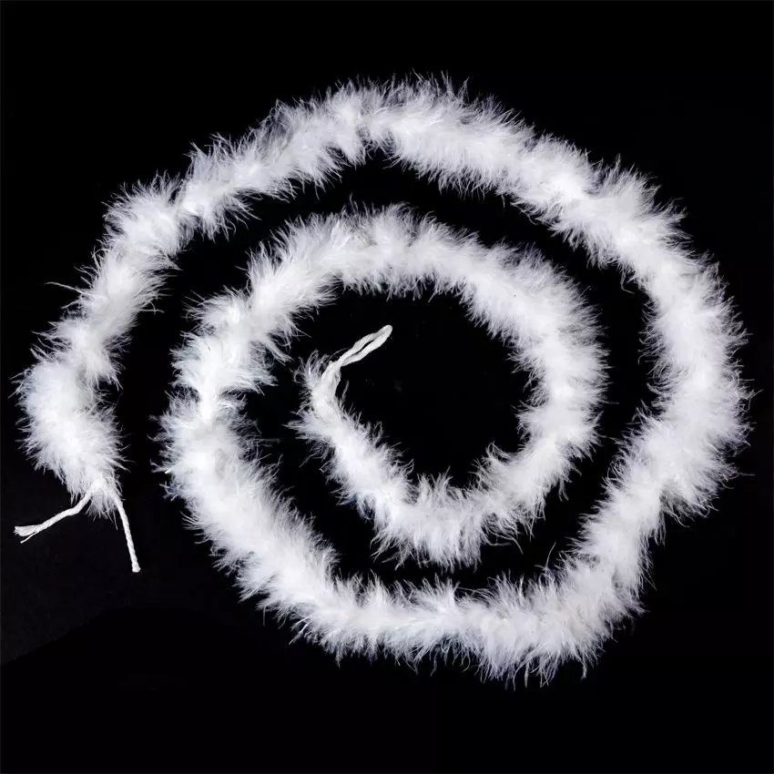 eminza Guirlande Boa en plumes (160 cm) Maria Blanc