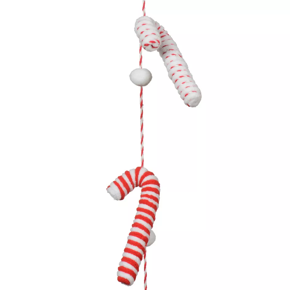 eminza Guirlande de Noël (150 cm) Sucre d'orge
