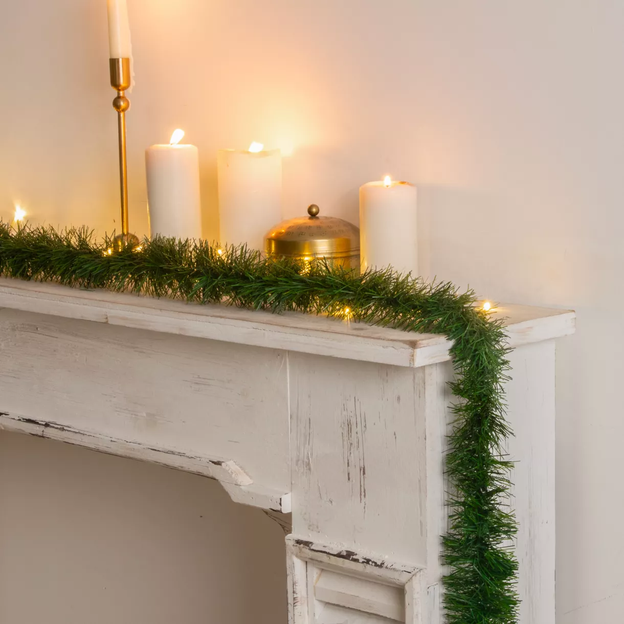 eminza Guirlande de sapin (270 cm) Epines Vert