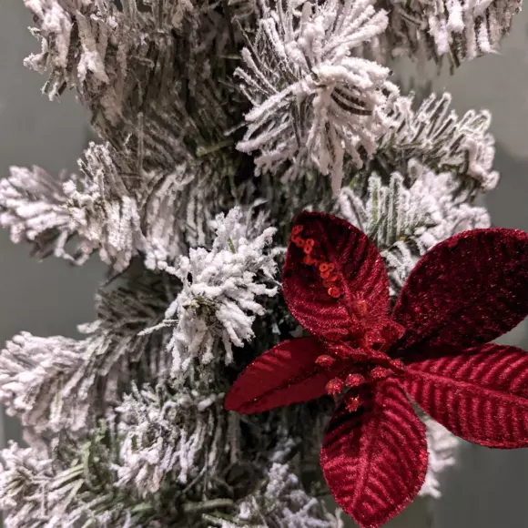 Eminza Guirlande De Sapin (275 Cm - D25) Royal Enneigé