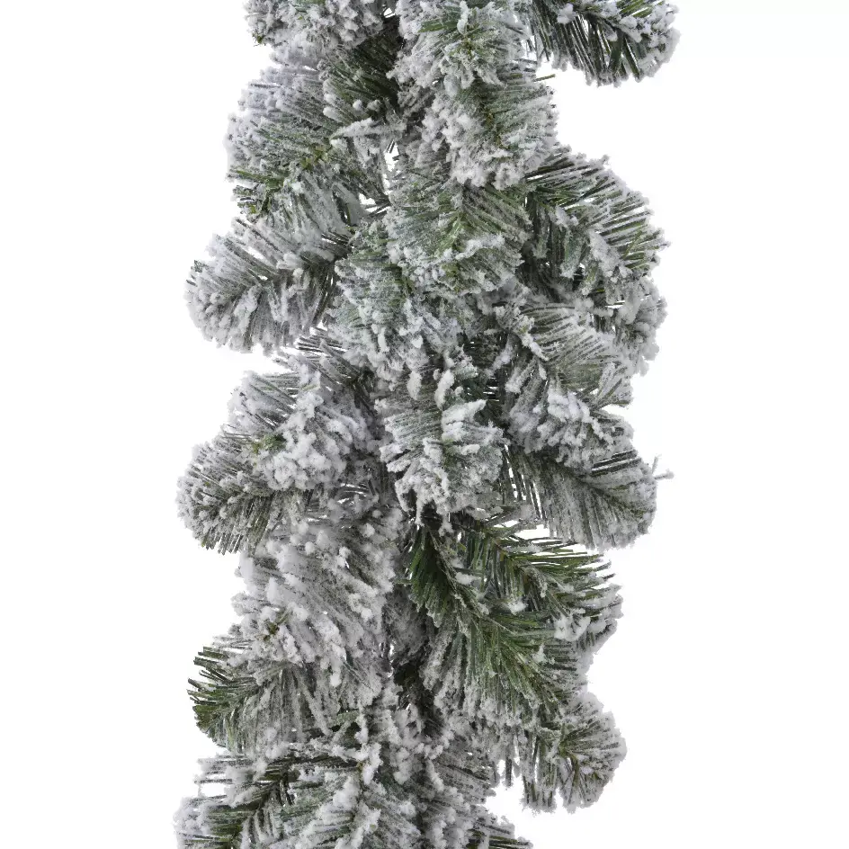 eminza Guirlande de sapin (275 cm - D25) Royal enneigé