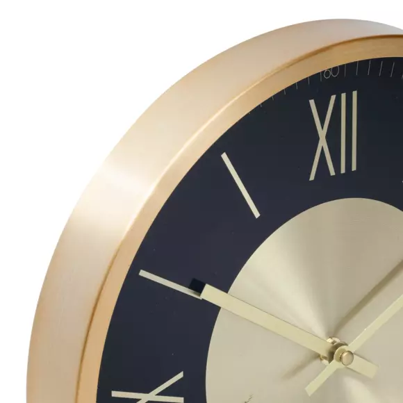 Eminza Horloge Murale Aluminium (D30 Cm) Ariana Or