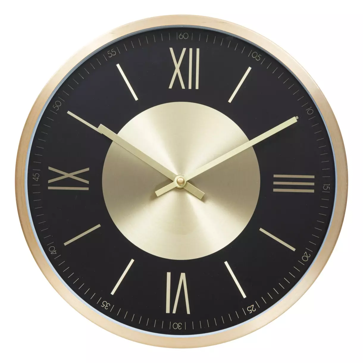 eminza Horloge murale aluminium (D30 cm) Ariana Or
