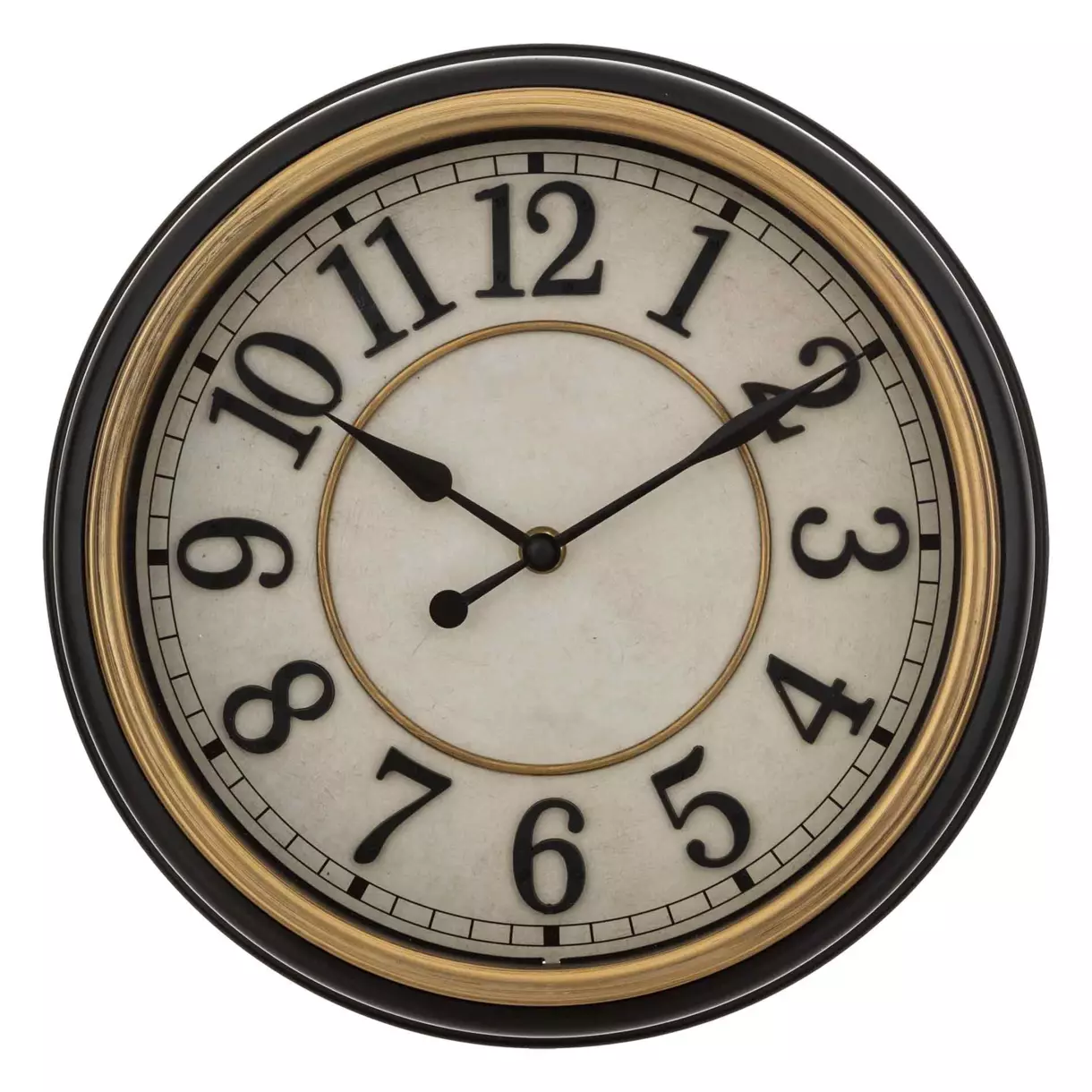 eminza Horloge murale (D29 cm) Nell Marron