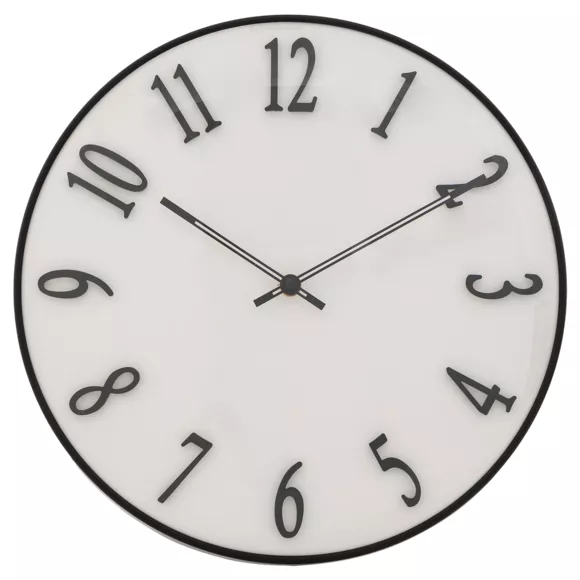 Eminza Horloge Murale (D35 Cm) Edgar Noir