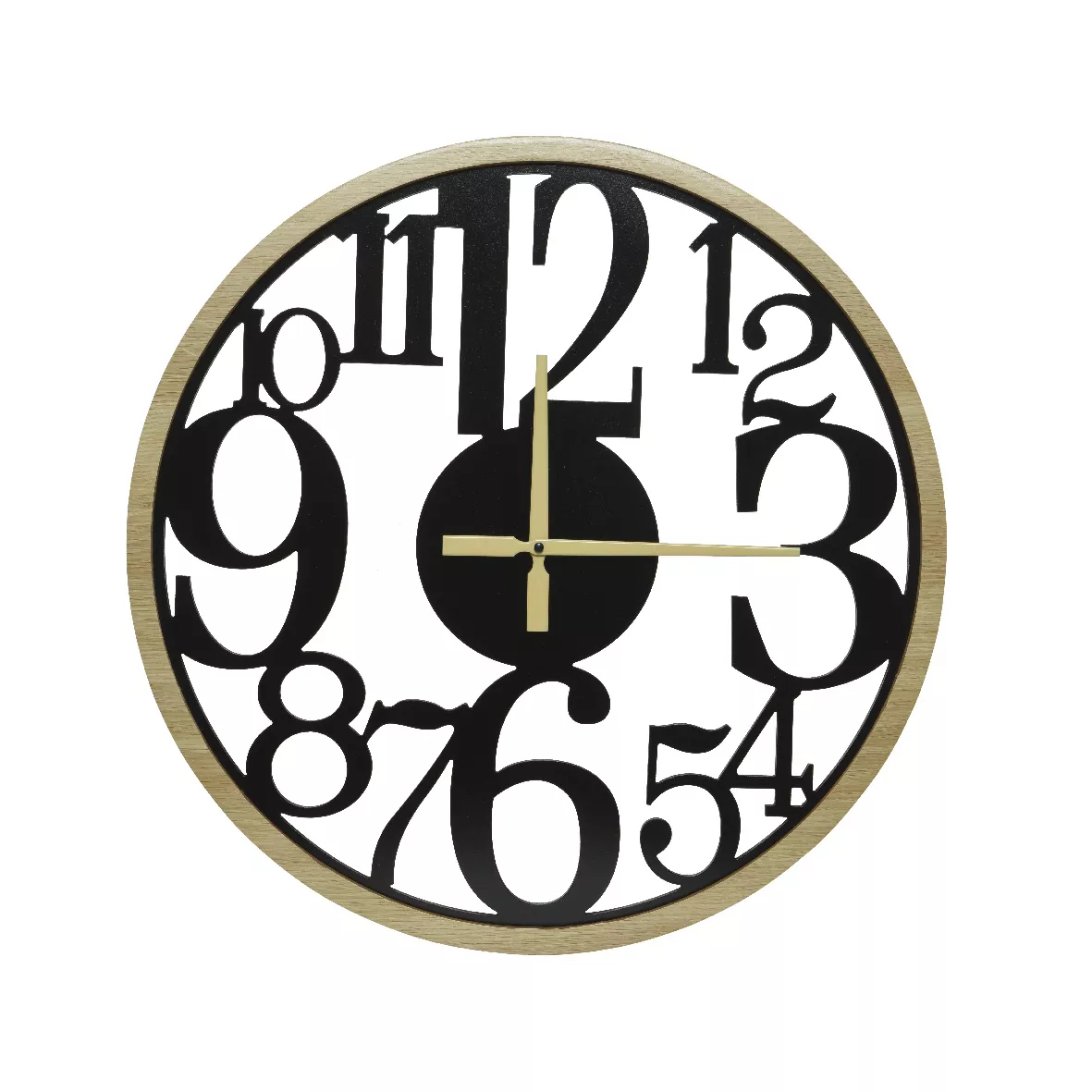 eminza Horloge murale (D60 cm) Joy Noir