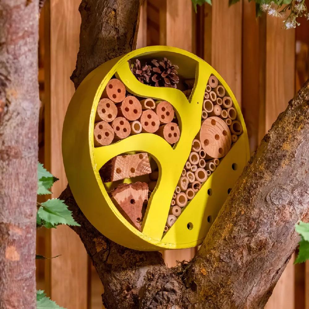 eminza Hôtel à insectes Zen Jaune