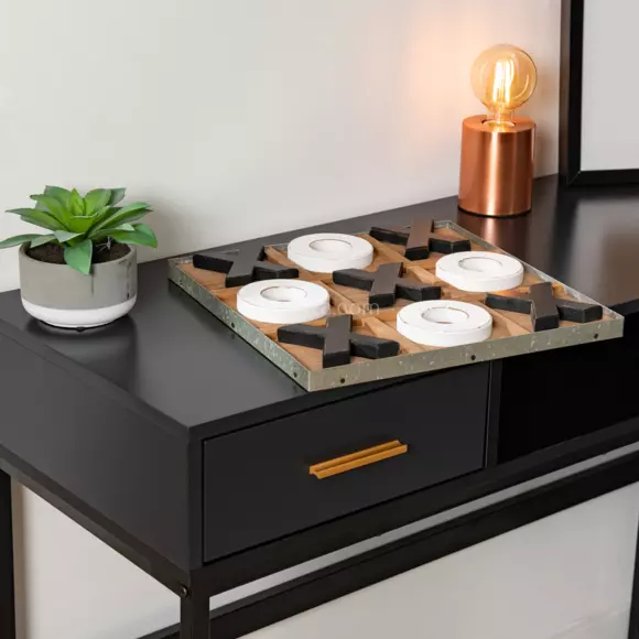 Eminza Jeu De Morpion Liza Naturel