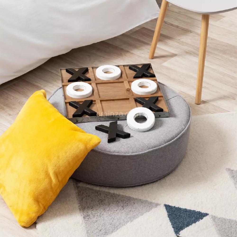 eminza Jeu de morpion Liza Naturel