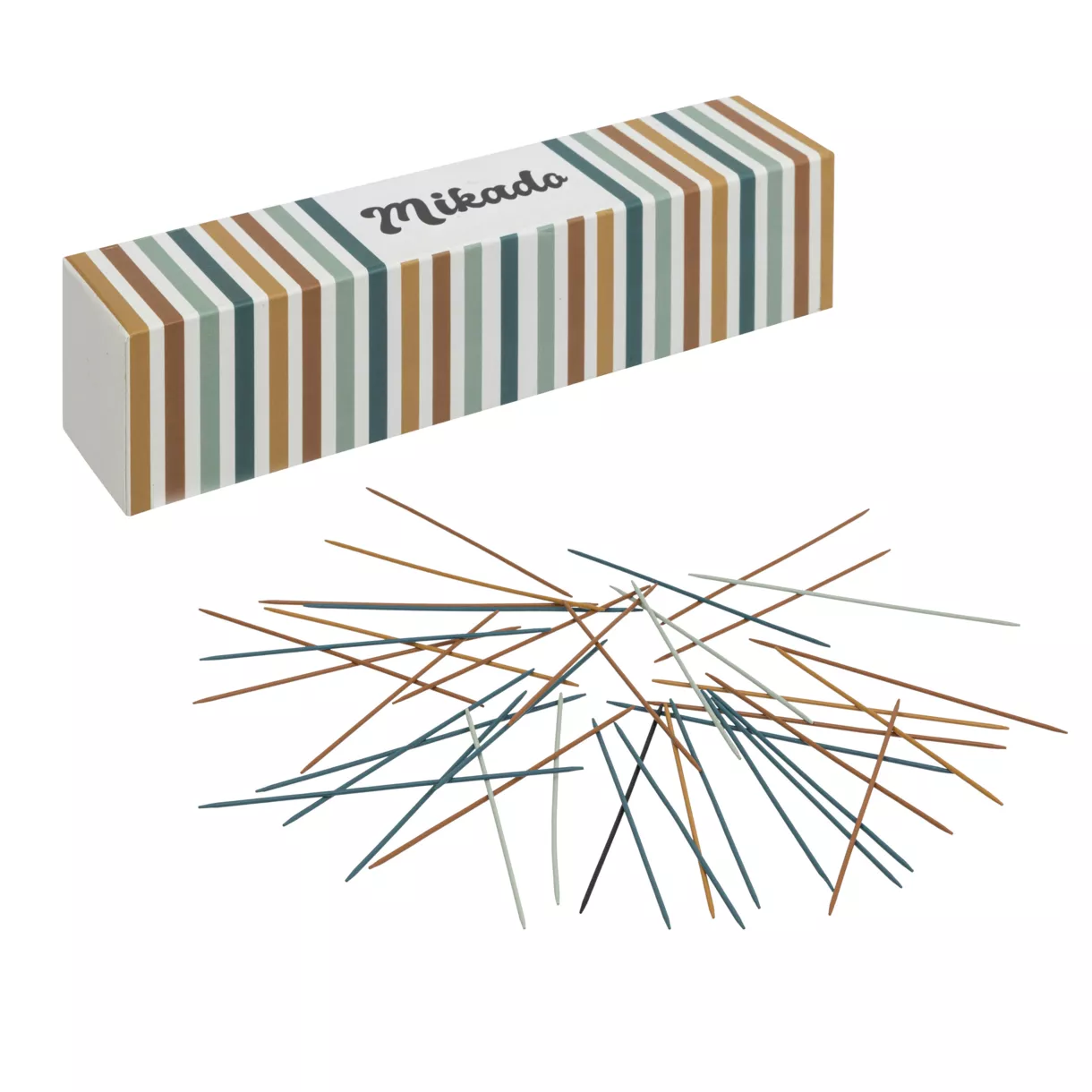 eminza Jeu mikado enfant bambou Multicolore