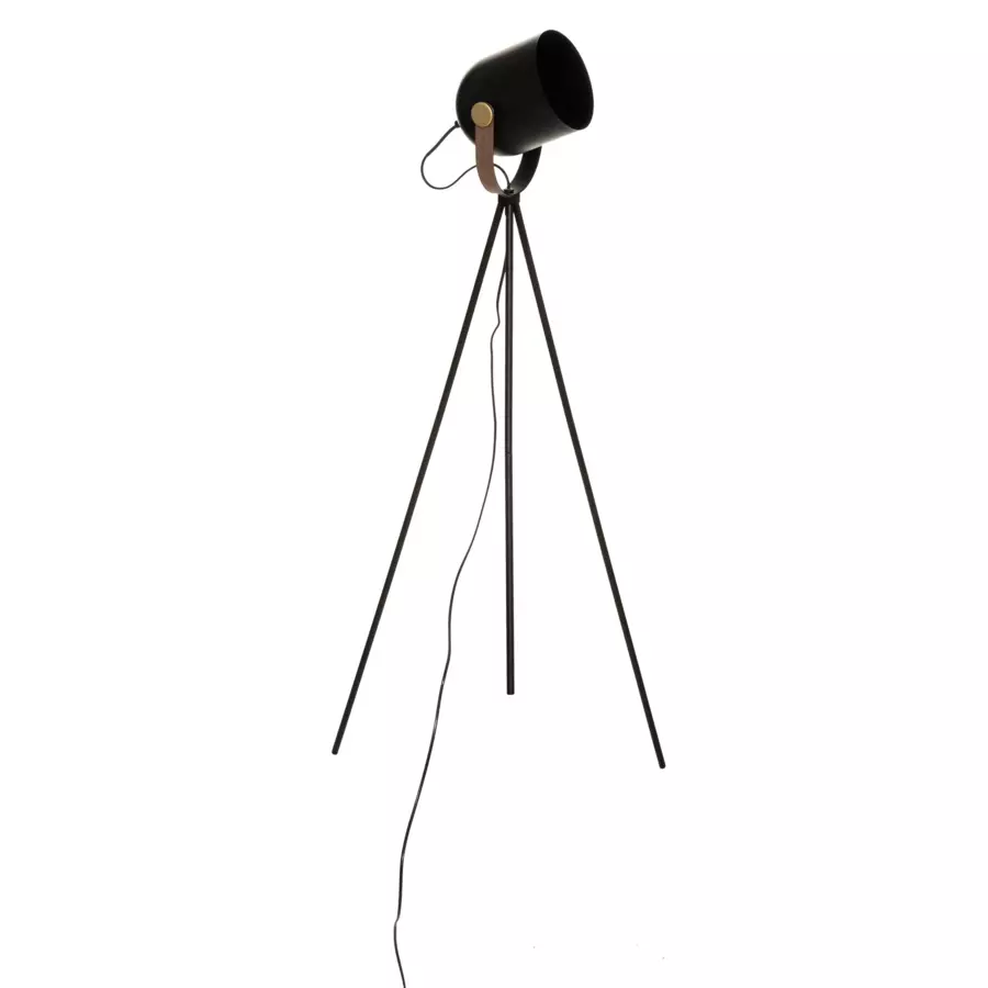 Eminza Lampadaire à Trépied (H136 Cm) Bil Noir