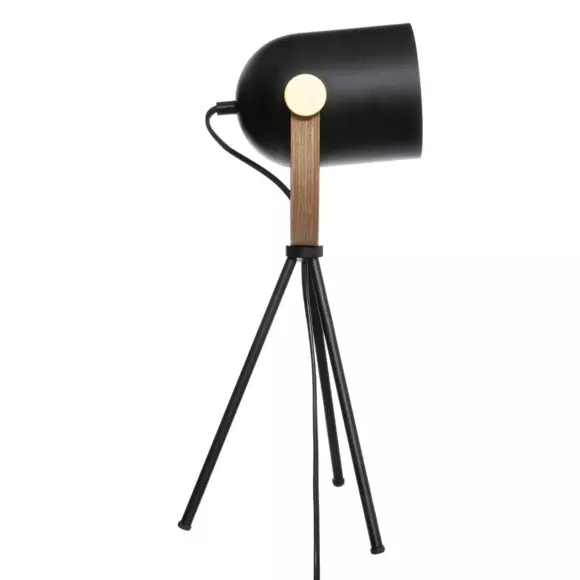 Eminza Lampadaire à Trépied (H45 Cm) Bil Noir