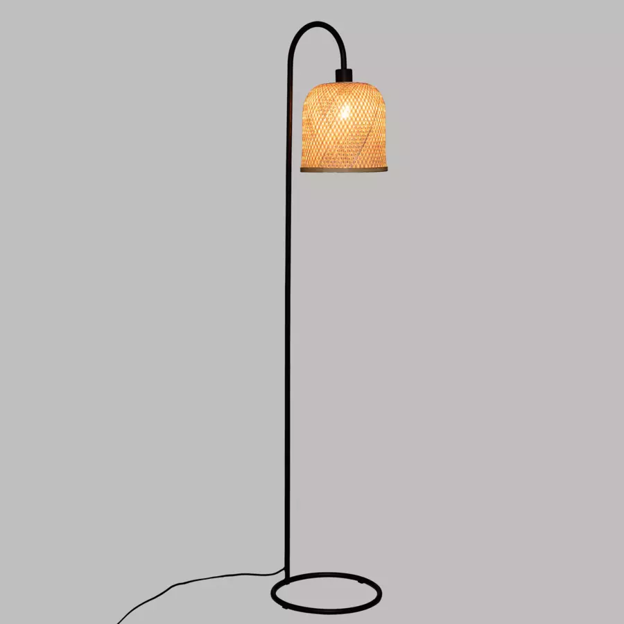 Eminza Lampadaire En Bambou (H159 Cm) Ali Beige