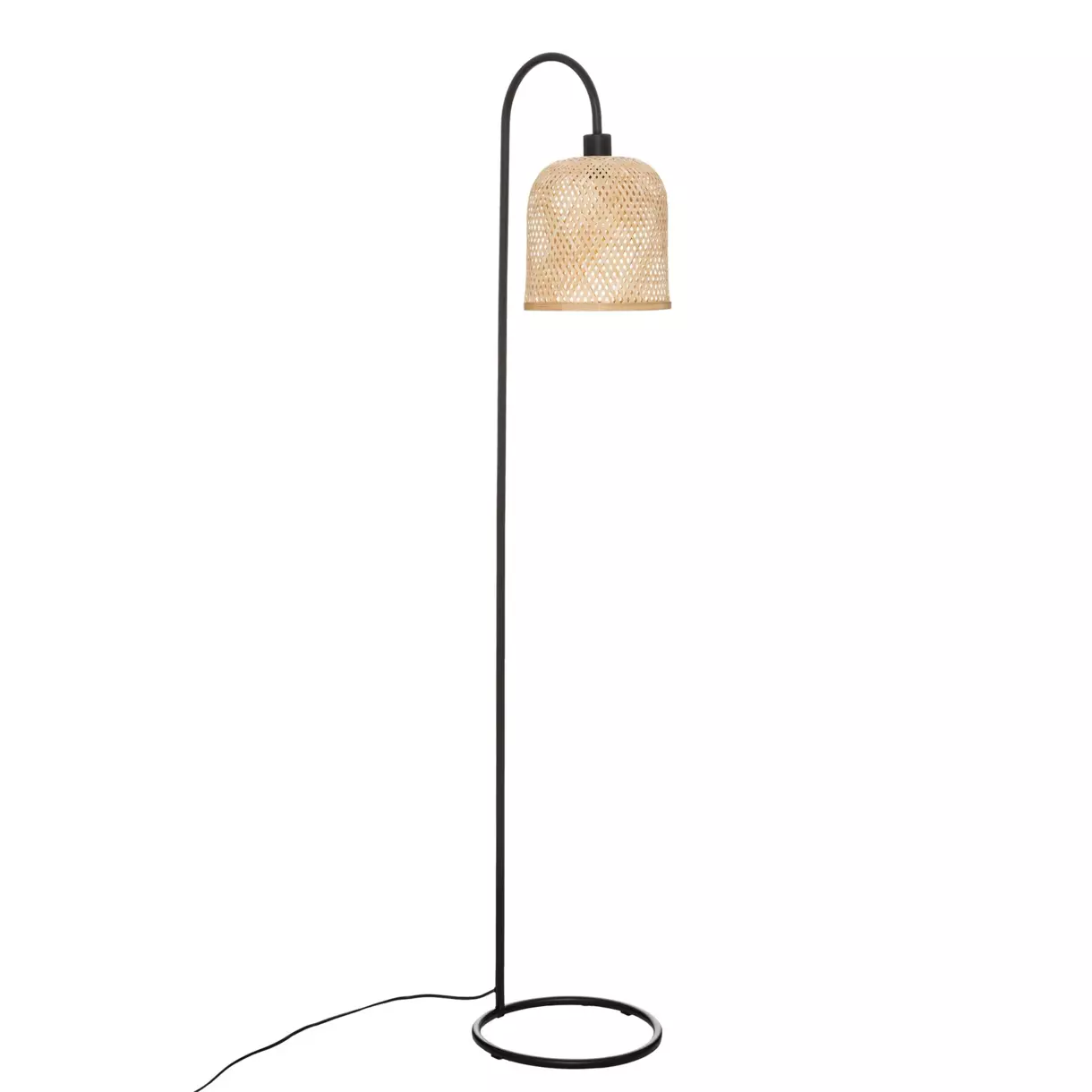 eminza Lampadaire en bambou (H159 cm) Ali Beige