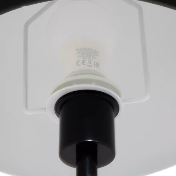 Eminza Lampadaire En Métal (140 Cm) Savio Noir