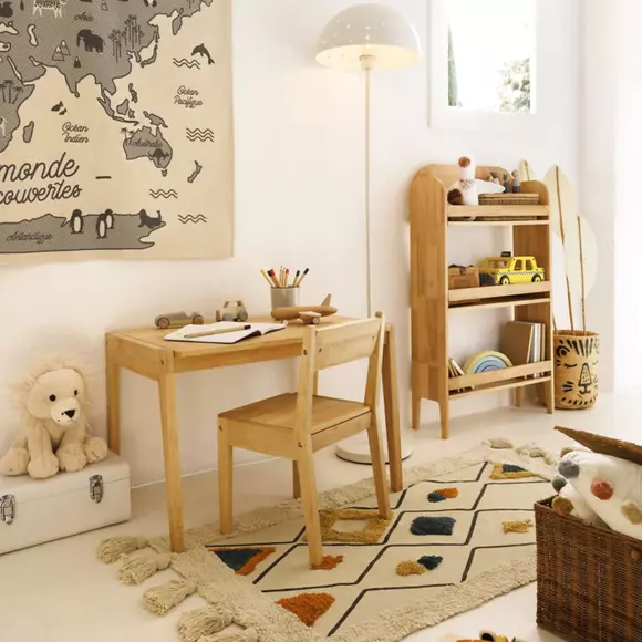 Eminza Lampadaire Enfant (H120 Cm) Champignon Blanc