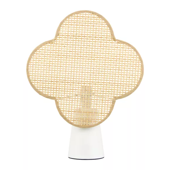 Eminza Lampe à Poser Bambou (H36 Cm) Faustine Beige