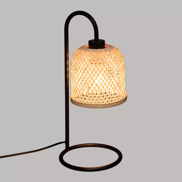 Eminza Lampe à Poser Bambou (H43 5 Cm) Ali Beige