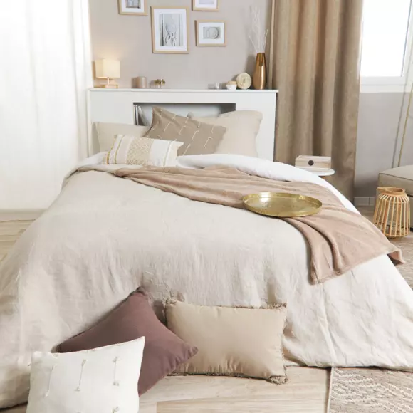 Eminza Lampe à Poser Bois (H21 Cm) Toxey Ivoire