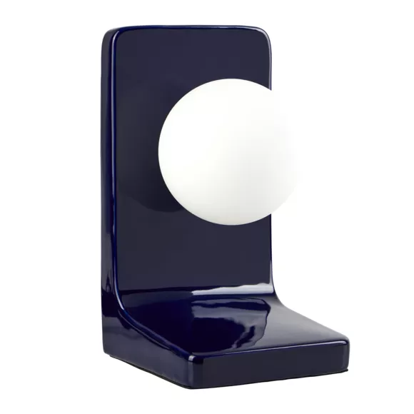 Eminza Lampe à Poser Céramique (H23 Cm) Walter Bleue