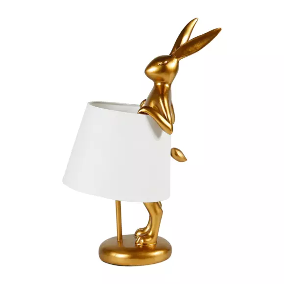 Eminza Lampe à Poser Déco (H42 Cm) Lapin Or