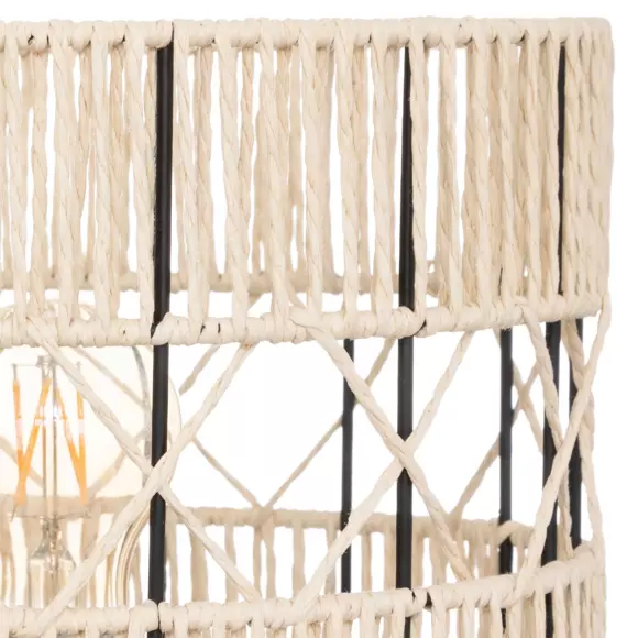 Eminza Lampe à Poser En Corde (H47 Cm) Cosy Beige