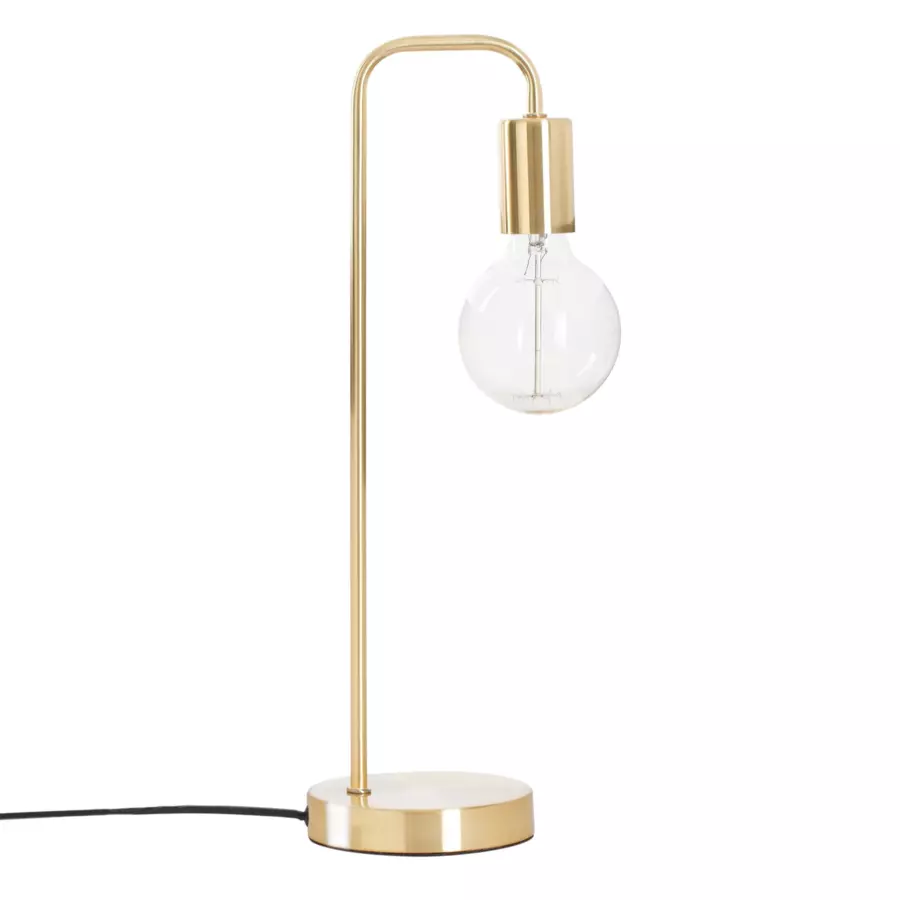 Eminza Lampe à Poser En Métal (H45 Cm) Keli Or