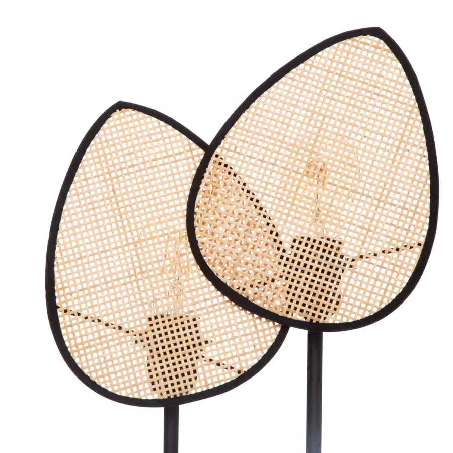 Eminza Lampe à Poser En Rotin (H44 Cm) Olme Beige