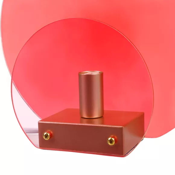 Eminza Lampe à Poser En Verre (D22 Cm) Bowie Rose