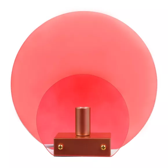 Eminza Lampe à Poser En Verre (D22 Cm) Bowie Rose