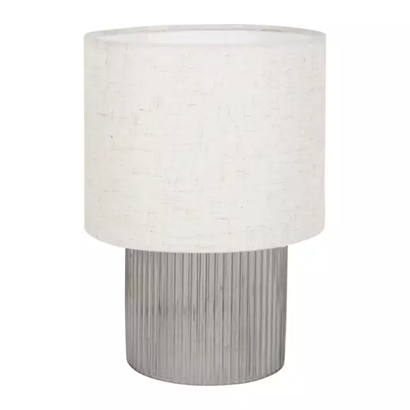 Eminza Lampe à Poser En Verre (H22 Cm) Delia Noir