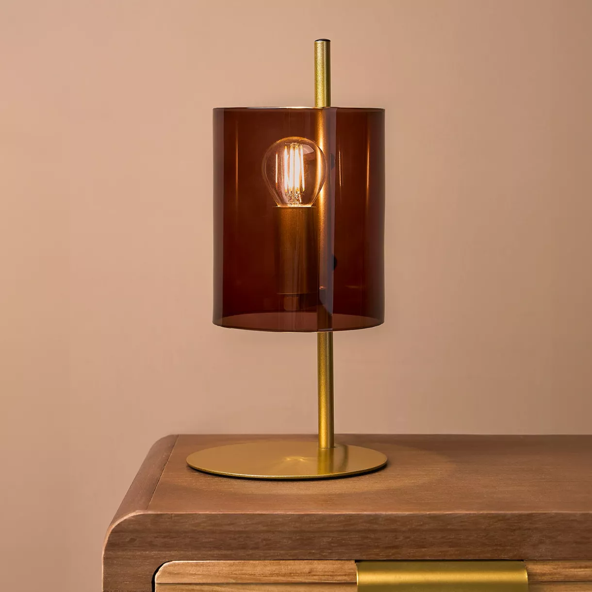 eminza Lampe à poser en verre (H31 cm) Victoria Brun