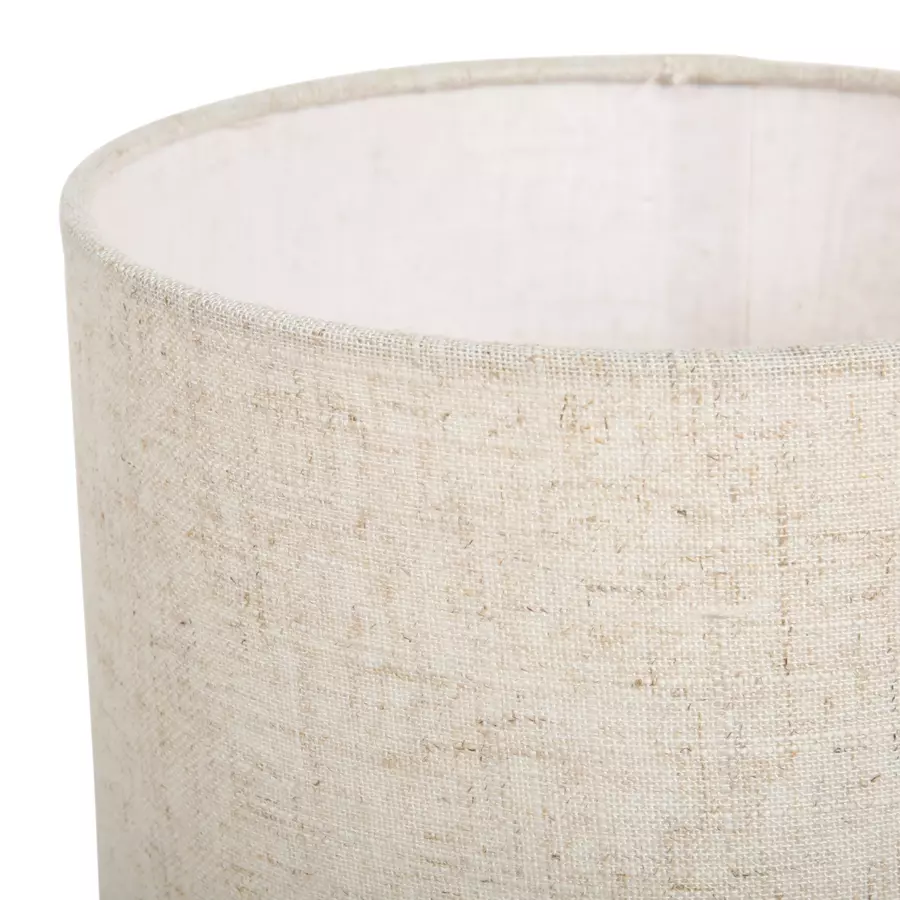 Eminza Lampe à Poser En Verre (H35 Cm) Cristal Grise