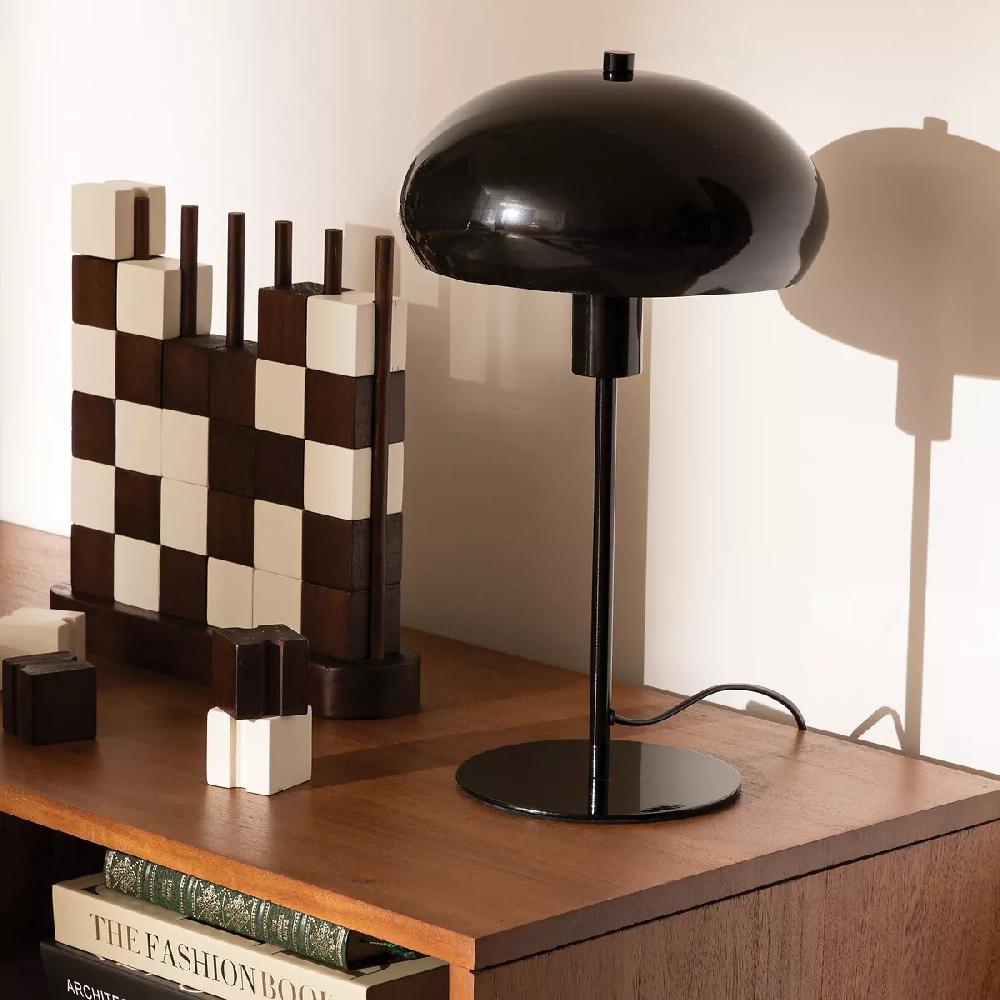 eminza Lampe à poser métal (38 cm) Savio Noire