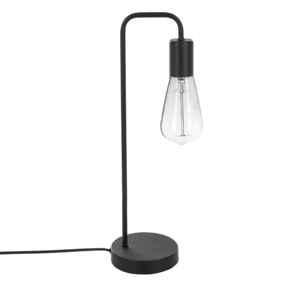 Eminza Lampe à Poser Métal (H45 5 Cm) Arietis Noir