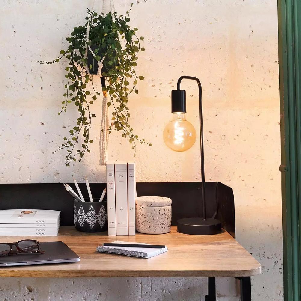 eminza Lampe à poser métal (H45 5 cm) Arietis Noir
