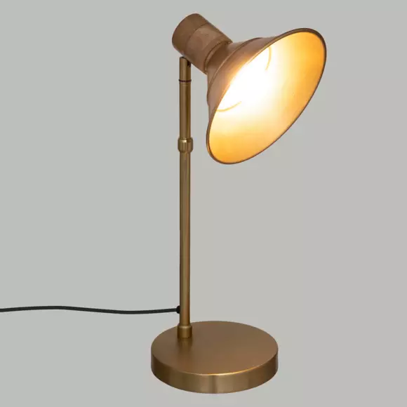 Eminza Lampe à Poser Métal (H45 Cm) Bota Dorée