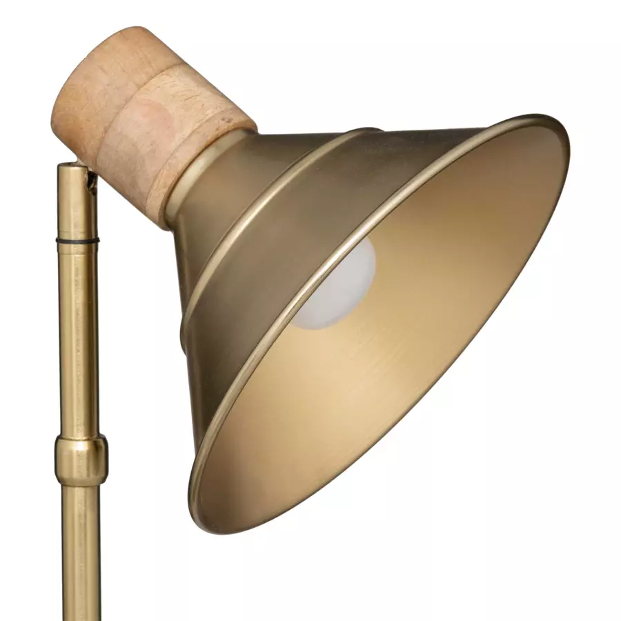 Eminza Lampe à Poser Métal (H45 Cm) Bota Dorée